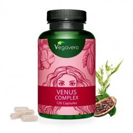 Vegavero Venus Complex 120 Capsule Beneficii Venus Complex: complex de vitamine pentru mentinerea frumusetii, mentinea santatea 