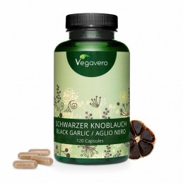 Vegavero Extract de usturoi negru 120 Capsule Beneficii Extract Usturoi Negru: imbunătățește funcția imunitară, vindecați ficatu
