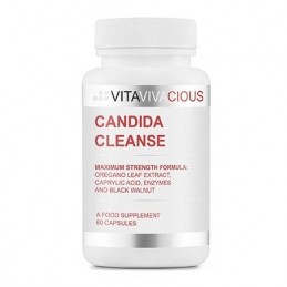 Vitaviva Candida Cleanse 60 Capsule Candida Cleanse: menține bacteriile sănătoase în colon, promovează digestia, creste energia 