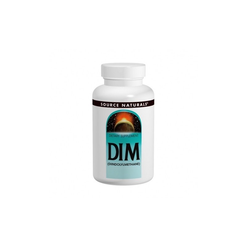 Supliment alimentar DIM (Diindolilmetan) 100 mg 30 Tablete, Source Naturals DIM (Diindolilmetan): Sustine echilibrul hormonal ec