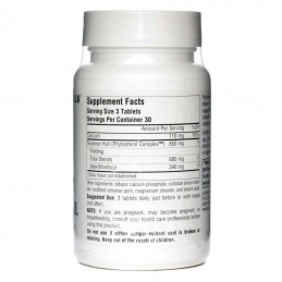 Supliment alimentar Beta-Sitosterol - 113 mg - 90 Tablete, Source Naturals Beneficii Beta-Sitosterol: ajuta la mentinerea nivelu