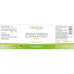 Vitabay Original Moringa Oleifera 5000 mg 120 Capsule Mai ales în sezonul rece, sistemul nostru imunitar este expus la numeroși 
