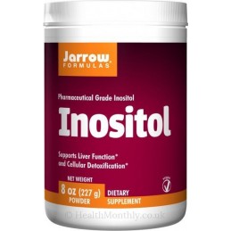 INOSITOL 600mg (8oz), 227 grame, Sustine nivelul de serotonina sănătos pentru o dispoziție mai bună, reduce anxietatea Beneficii