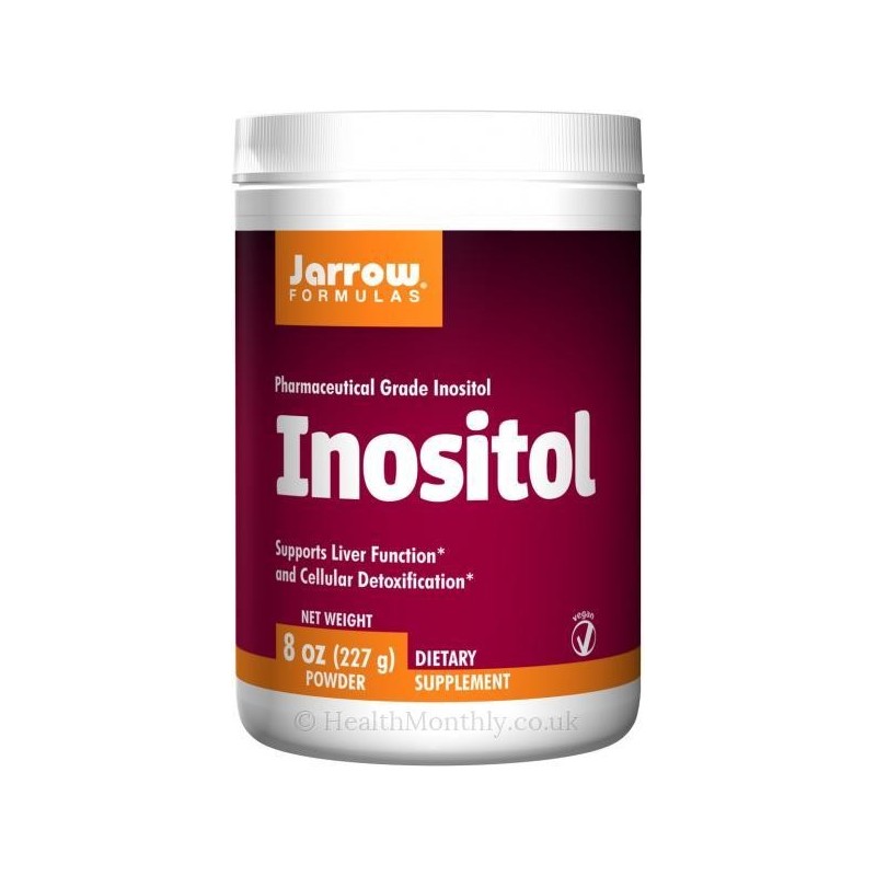 Jarrow INOSITOL 600mg (8oz) 227 grame Beneficii Inositol: sustine nivelul de serotonina sănătos pentru o dispoziție mai bună, po