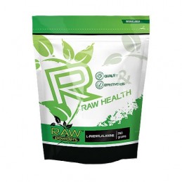 RAW Powders L-Fenilalanina Pulbere 250 g - Energie si Focus Beneficii L-Fenilalanina: ajuta în producerea de neurotransmițători,