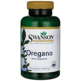Oregano 450 mg - 90 Capsule, Swanson Beneficii ale Oregano: sustine si consolidează sistemul imunitar, ajută la păstrarea echili