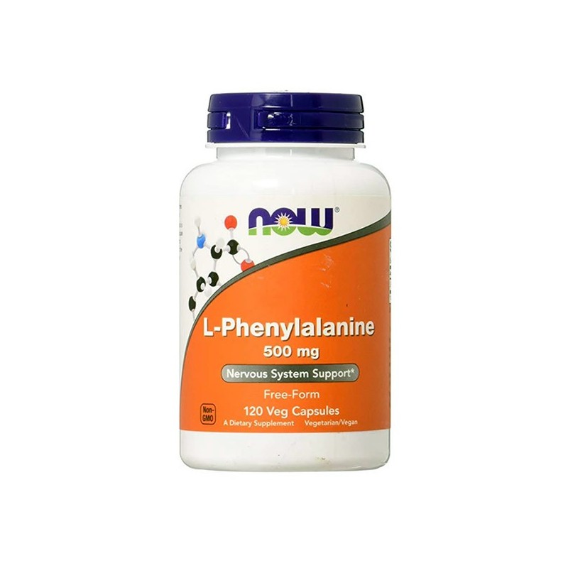Ajuta în producerea de neurotransmițători, ajută la reducerea durerilor, L-Phenylalanine 500mg, 120 Capsule (L-Fenilalanina) Ben