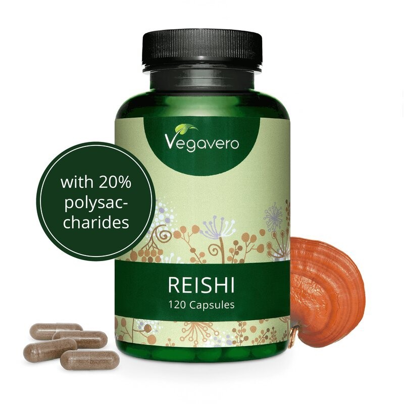 Vegavero Reishi Ganoderma extract 120 Capsule - 2 | YEO