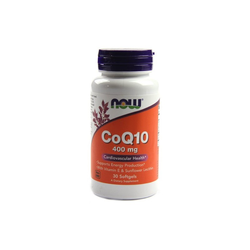 Now Foods Coenzima Q10 Forte 400mg 30 Capsule Beneficii Coenzima Q10: promovează sănătatea inimii, imbunătățește imunitatea, aju