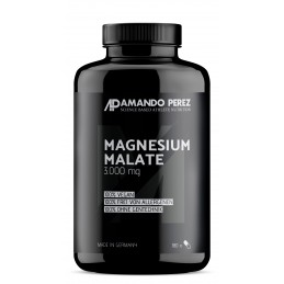 Amando Perez Malat de Magneziu 3000 mg pe doza - 180 Comprimate Vegane Beneficiile magneziului malat si proprietățile suplimentu