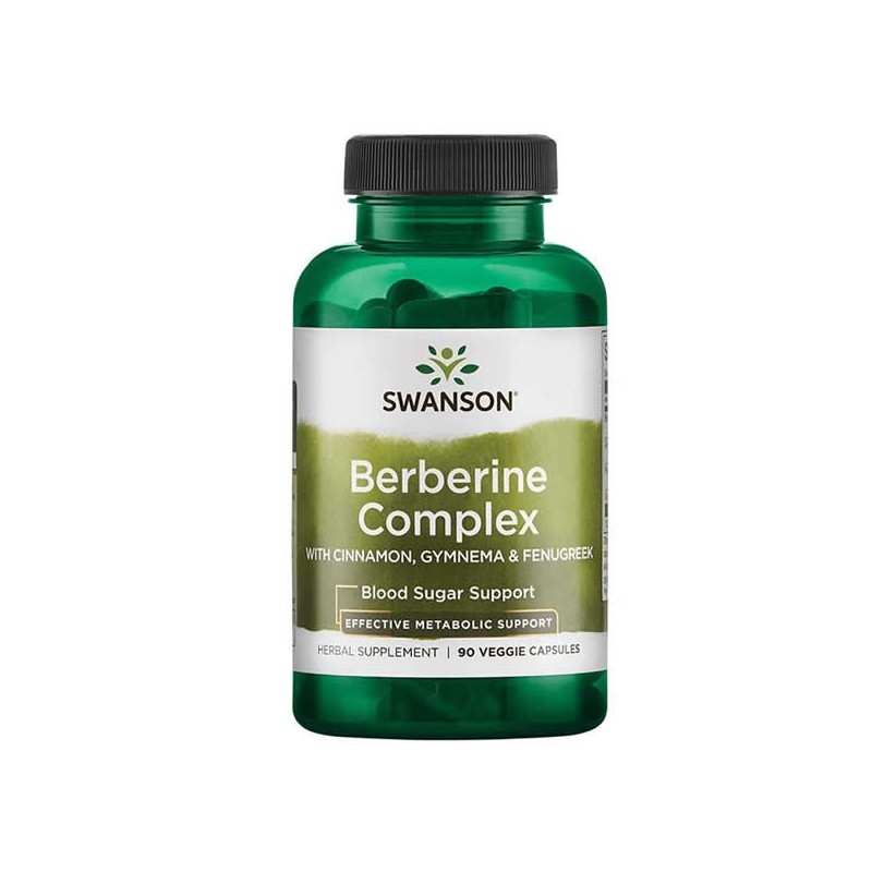 Swanson Berberina Complex 90 Capsule Beneficii Berberina: Sprijina sanatatea nivelurilor de zahar din sange si cardiovasculare i