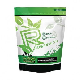 Raw Powders Vitamina K2 (MK-7) 500 mcg 60 Capsule Beneficii Vitamina K2: este benefica in minimizarea bolilor de inima, intarest