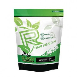 RAW Powders Cordyceps 750 mg 90 Capsule - Energie si Imunitate BENEFICII CORDYCEPS: imbunătățește energia, imbunătățește sănătat