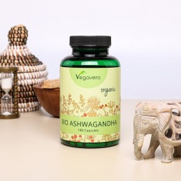 Ashwagandha Bio, 180 Capsule, Reduce nivelul de zahăr din sânge, reduce nivelul de cortizol, ajuta la reducerea stresului Benefi