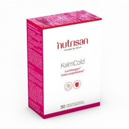 Nutrisan KalmCold 30 Capsule Beneficii KalmCold: efect calmant asupra tractului respirator superior, respirați mai liber prin na