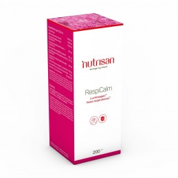 Nutrisan RespiCalm sirop 200 ml RespiCalm contine: Cimbru și roua cerului (Drosera rotundifolia), bune pentru tractul respirator