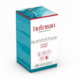Nutrisan NutriVit B Forte (B Complex) 60 Capsule Beneficii B Complex: creste energia, vitalitatea si forta, ajuta la producerea 