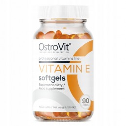 Vitamina E naturala - 90 Caps (antioxidant puternic, ajută la formarea de globule roșii, sprijină funcția sistemului imunitar) B