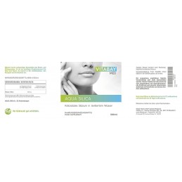 Vitabay Aqua Silica 500ml – Siliciu Lichid pentru Păr & Piele Beneficii Siliciu: important pentru piele, păr și unghii, ideal pe