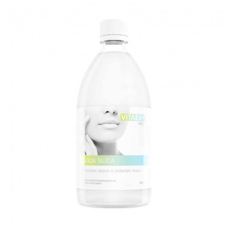 Vitabay Aqua Silica 500ml – Siliciu Lichid pentru Păr & Piele Beneficii Siliciu: important pentru piele, păr și unghii, ideal pe