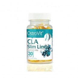 CLA Slim Line 1000 mg 30 Capsule, OstroVit OstroVit CLA Slim Line beneficii: accelerează arderea de grăsimi, ajuta la pierderea 