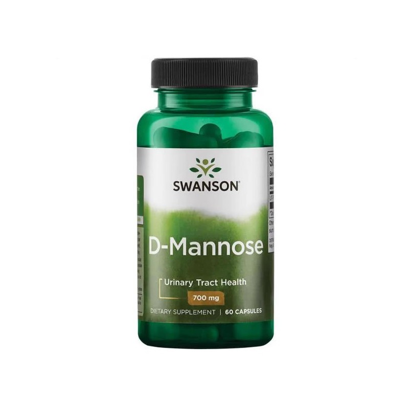 D-Mannose (D-Manoza) 700 mg 60 Capsule (Infectii urinare) Swanson