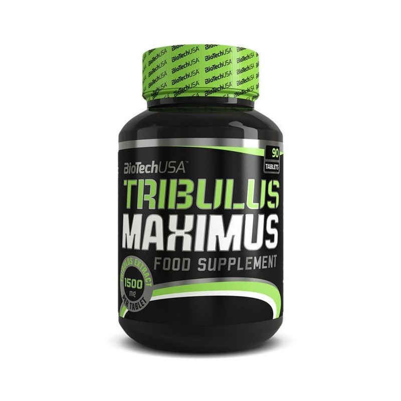 BioTech USA Tribulus Maximus, 1500 mg, 90 Tablete Beneficii Tribulus: creste in mod natural nivelul de tes-tosteron, amelioreaza