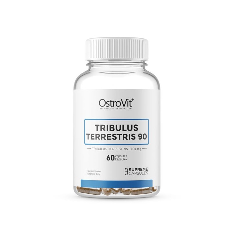 OstroVit Tribulus Terrestris 90% Saponine 1000 mg 60 Capsule Beneficii Tribulus: creste in mod natural nivelul de tes-tosteron, 