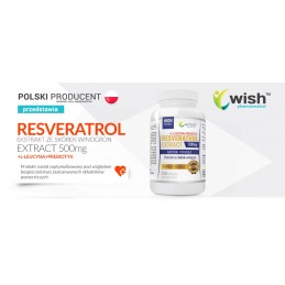 Wish Resveratrol Extract 120 Capsule (Antioxidant puternic natural) Beneficii Resveratrol: mentine sanatatea colonului, antioxid