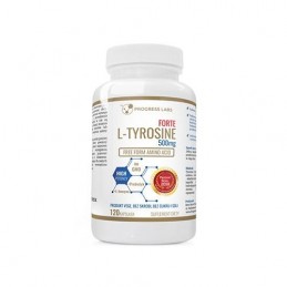 L-Tirozina Forte 500mg-120 capsule Beneficii L-TYROSINE: stimulează eliberarea hormonului de creștere care determină creșterea m