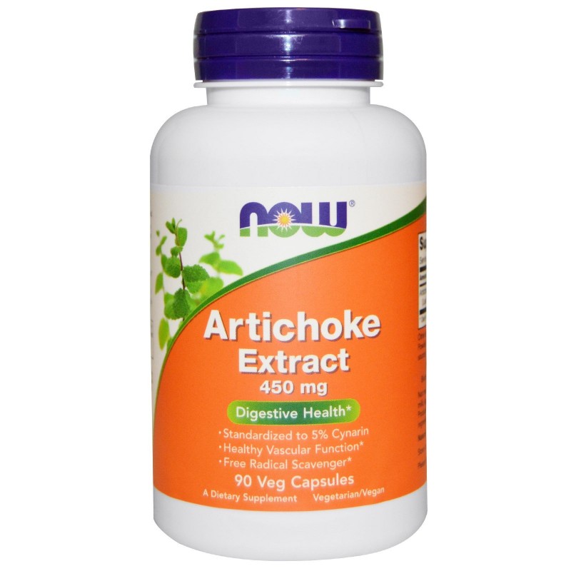 Now Foods Artichoke, Anghinare extract 450 mg 90 Capsule Beneficii Anghinare: imbuntateste sanatatea inimii, regleaza tensiunea 