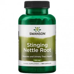 Swanson Stinging Nettle Root 500 mg (Radacină de Urzica), 100 capsule – Suport Prostata si Tract Urinar Beneficii urzica: ajuta 