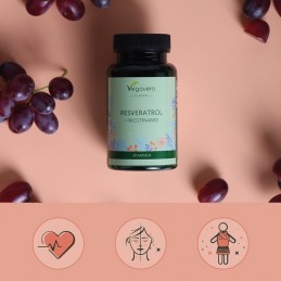 Resveratrol Extract 500 mg + Nicotinamide + Piperin 60 Capsule, Vegavero Trans-Resveratrol beneficii: mentine sanatatea colonulu