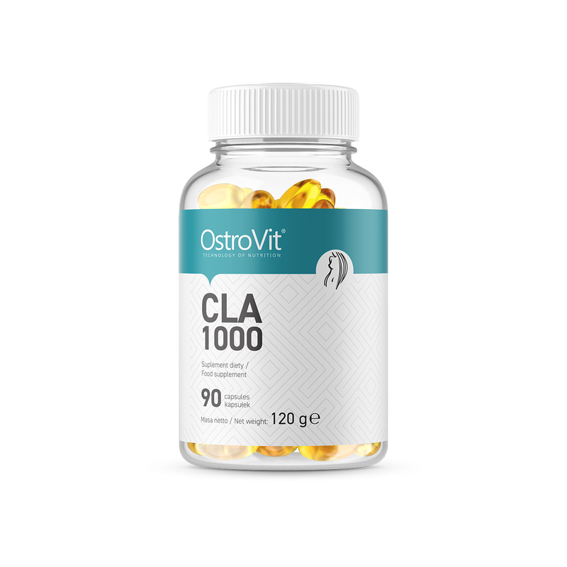 OstroVit CLA Slim Line 1000mg 90 Capsule – Control Greutate Proprietățile si beneficiile OstroVit CLA Slim Line: accelerează ard