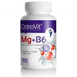 OstroVit Magneziu + Vitamina B6 90 Tablete – Stres & Crampe Magneziu + Vitamina B6 beneficii: Crește rezistenta si scade oboseal