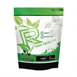RAW Powders L-Dopa 120 mg 60 Capsule - Suport Dopamina Levodopa, L-Dopa beneficii: precursor dopamina, cresterea libidoului si s