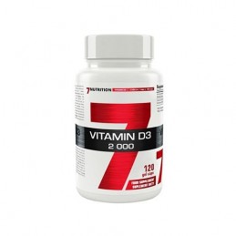 Vitamina D3 2000, 120 Capsule, Ajuta la mentinerea sanatatii oaselor, suport pentru sistemul imunitar Beneficii Vitamina D3: aju
