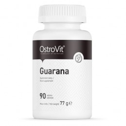 Guarana 90 Tablete, OstroVit Beneficii Guarana: este un aliat perfect in cure de slabire,lupta impotriva excesului de greutate, 