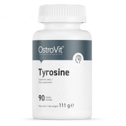 L-Tirozina 500 mg 90 Tablete (stimulează eliberarea hormonului de creștere care determină creșterea musculară) Beneficii L-TYROS