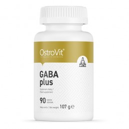 OstroVit GABA plus Melatonin 90 Tablete Beneficii GABA: pentru somn linistit, reduce stresul și anxietatea, creste hormonul de c