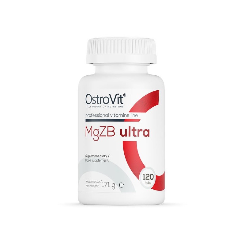 MgZB ultra, Magneziu, Zinc, B6 120 Tablete- Ajută la menținerea oaselor sănătoase, susține procesul de anabolism Componentele pr