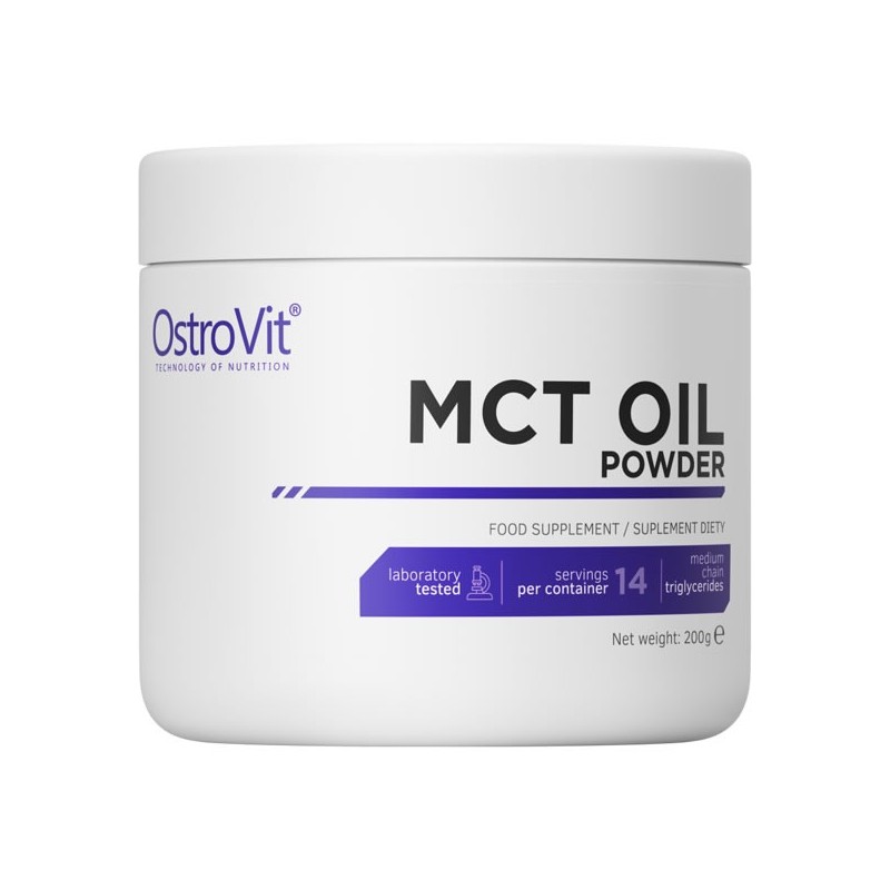 OstroVit MCT Oil pulbere 200 grame Beneficii MCT Oil: ajuta la slabit si arderea garsimilor, ajuta in cazul de dietă ketogenică,