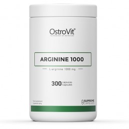 Supliment alimentar Supreme Capsules Arginine 1000 mg 300 Capsule, Ostrovit Beneficii Arginina: creste nivelul de Oxid Nitric, c