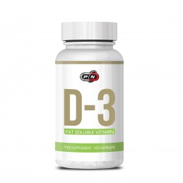 Supliment alimentar Vitamina D3, 5000 UI, 100 Capsule, Pure Nutrition USA Beneficii Vitamina D3: ajuta la mentinerea sanatatii o