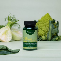 Contine antioxidanti, poate ajuta la ameliorarea inflamatiei, Dandelion Root Extract (Papadie) 120 Capsule Beneficii Papadie: co