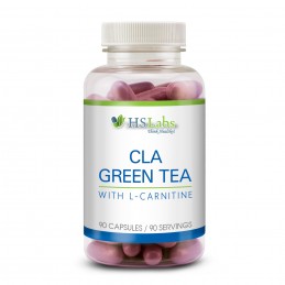 CLA, Ceai Verde, L-Carnitina 90 Capsule. CLA Green Tea L-Carnitine