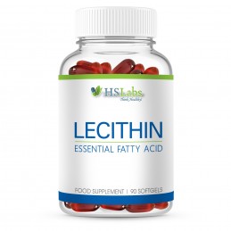 Lecitina, 1200 mg, 90 Capsule, HS Labs Beneficii Lecitina: Lecitina construiește fiecare celulă a corpului nostru, contribuie la