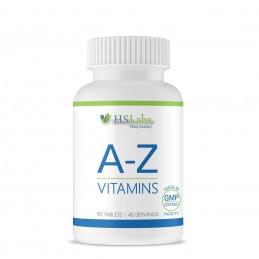 HS Labs Multivitamine A-Z 90 tablete – Complex Complet Zilnic A-Z Vitamins este un complex de vitamine si minerale care asigura 