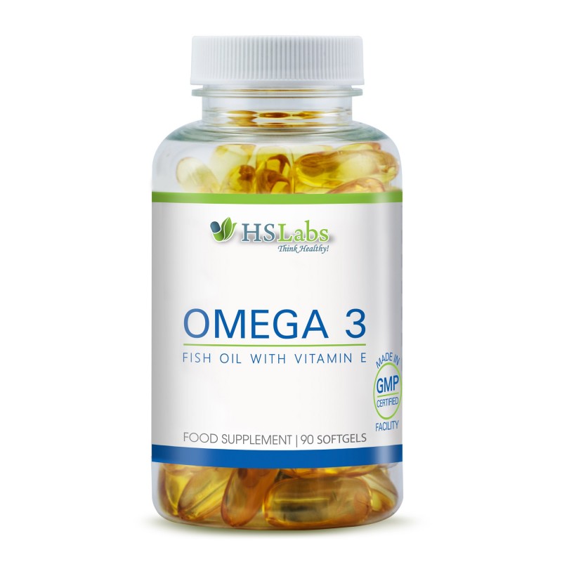 Omega 3, 1000 mg, 90 Capsule, HS Labs Beneficiile Omega 3 ulei de peste: ofera un raport de 3:2 bazat pe dovezi de EPA:DHA, prom
