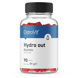 Hydro Out Diuretic 90 Capsule (Faciliteaza evacuarea excesului de apa din organism, Imbunatateste definirea muschilor) Facilitea